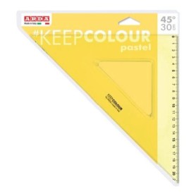 ARDA KCP4530 righello Righello da scrivania 300 mm Plastica Giallo 1 pz (KCP4530)
