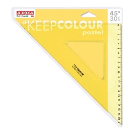 ARDA KCP4530 righello Righello da scrivania 300 mm Plastica Giallo 1 pz (KCP4530)