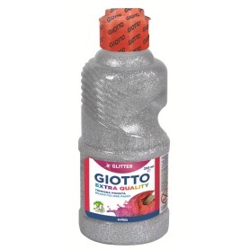 FILA Flacone 250 Ml Tempera Glitterata Colore Argento - Ideale Per Lavoretti Natalizi (531202)