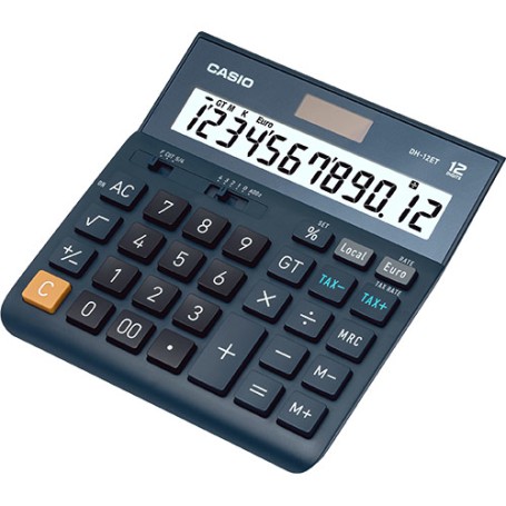 Casio DH-12ET calcolatrice Desktop Calcolatrice di base Nero (DH-12ET-W-EP)