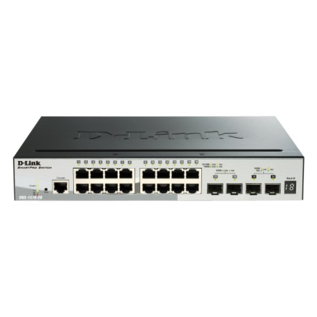 D-Link DGS-1510 Gestito L3 Gigabit Ethernet (10/100/1000) Supporto Power over Ethernet (PoE) Nero (DGS-1510-5 ( (DGS-1510-52XMP)