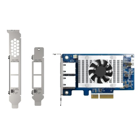 QNAP QXG-10G2T-X710 scheda di rete e adattatore Interno Ethernet 1000 Mbit/s (QXG-10G2T-X710)