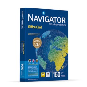 Navigator OFFICE CARD carta inkjet A3 (297x420 mm) Opaco 250 fogli Bianco (NOC1600021)