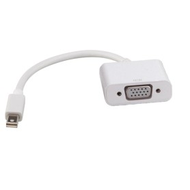 ROLINE Mini DisplayPort-VGA Adapter, v1.2, Mini DP M - VGA F white Bianco (RO12.03.3140)