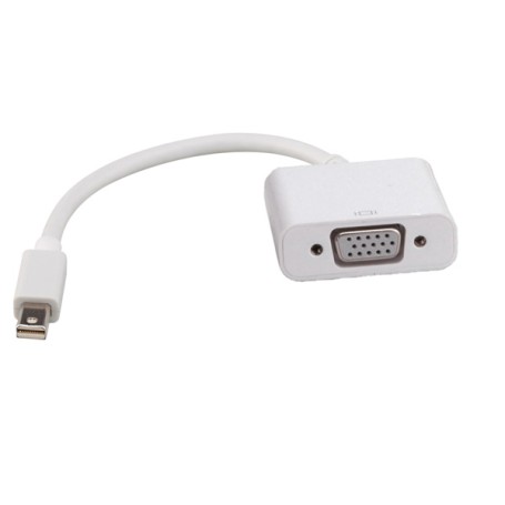 ROLINE Mini DisplayPort-VGA Adapter, v1.2, Mini DP M - VGA F white Bianco (RO12.03.3140)