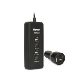 Hamlet Car Charger alimentatore usb da auto 5 porte 40w (XPWC545CAR)