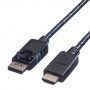 Value 11.99.5783 cavo e adattatore video 4,5 m DisplayPort Nero (RO11.99.5783)