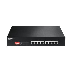 Edimax ES-1008P V2 switch di rete Fast Ethernet (10/100) Supporto Power over Ethernet (PoE) Nero (ES-1008P V2)