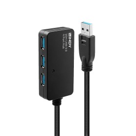 Lindy 43159 hub di interfaccia USB 3.2 Gen 1 (3.1 Gen 1) Type-A 5000 Mbit/s Nero (43159) Lindy 43159 hub di interfaccia USB 3.2 Gen 1 (3.1 Gen 1) Type-A 5000 Mbit/s Nero (43159)