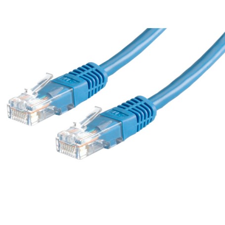 Value UTP, Cat6, 0.5m cavo di rete Blu 0,5 m U/UTP (UTP) (RO21.99.1524) (CRO21991524)