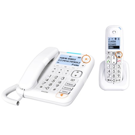 Alcatel XL785 Telefono analogico/DECT Identificatore di chiamata Bianco (ATL1423303)