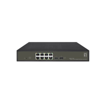 LevelOne GES-2110P switch di rete Gestito L2 Gigabit Ethernet (10/100/1000) Supporto Power over Ethernet (PoE) Nero (GES-2110P)