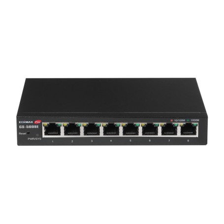 Edimax GS-5008E switch di rete Gigabit Ethernet (10/100/1000) Nero (GS-5008E)