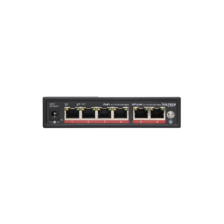 SWITCH POE+ GIGABIT SECURITY 4 PORTE (VS-POE3042GE-60W)