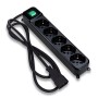 Tecnoware FMP5IECIG prolunghe e multiple 1,5 m 5 presa(e) AC Interno Nero (FMP5IECIG)
