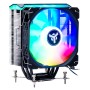 ITEK DISSIPATORE AD ARIA ICY-4HLA - SKT UNIVERSALE, 180W TDP, 4 HP, VENTOLA 12CM, FULL BLACK, ARGB (ITACI4HLA)