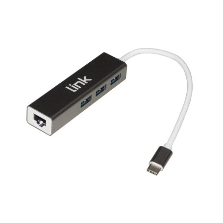 LINK HUB USB-C 3 PORTE USB 3.0 + GIGABIT (LKHUB303)