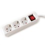 VALUE 19.99.1077 prolunghe e multiple 3 m 3 presa(e) AC Interno Bianco