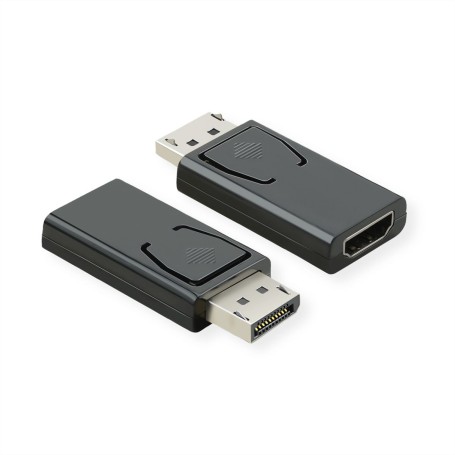 VALUE 12.99.3158 adattatore per inversione del genere dei cavi DisplayPort HDMI Nero
