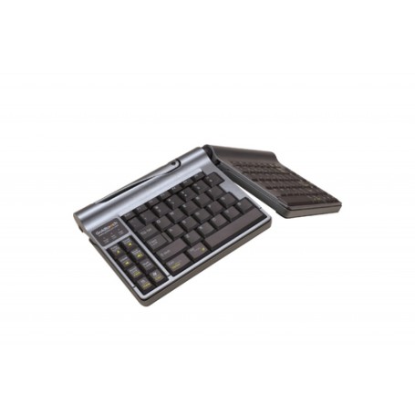 BakkerElkhuizen Goldtouch Travel Go Bluetooth tastiera Nero, Grigio (BNEGTTBUS)