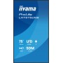 iiyama LH7575UHS-B2AG visualizzatore di messaggi Pannello piatto per segnaletica digitale 190,5 cm (75") LCD Wi-Fi 500 cd/m² 4K