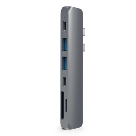 HUB DOCK TYPE C TO HDMI 4K SPACEGRE MULTIPORT 2USB-USBC-SD MB13/15 SATE (ST-CMBPM)