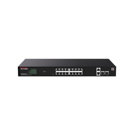 IP-COM Networks G2220P-16-250W switch di rete Gestito Gigabit Ethernet (10/100/1000) Supporto Power over Ethernet (PoE) Nero