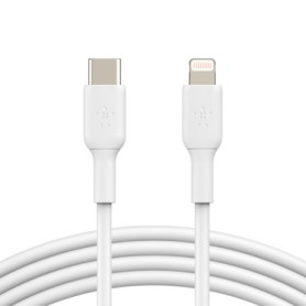 Belkin CAVO PVC DA USB-C A LIGHTNING 1M (CAA003BT1MWH)