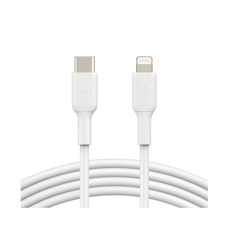 Belkin CAVO PVC DA USB-C A LIGHTNING 1M (CAA003BT1MWH)