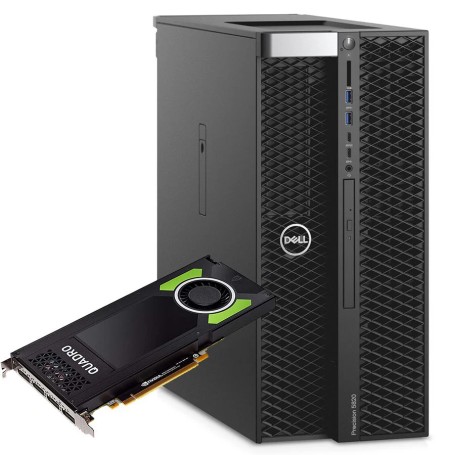 RINOVO DELL WKS T5820 TOWER W2125 DDR4 64GB SSD 512GB NVIDIA QUADRO P4000 8GB W11P UPG GRADE A 1Y (RN47065111)