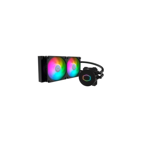 COOLER MASTER DISSIPATORE A LIQUIDO MASTERLIQUID 240 CORE II SKT UNIVERSALE 2X120MM ARGB FANS BIANCO (MLW-D24M-A18PA-R1)