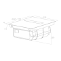 ELICA NIKOLATESLA FIT BL/A/72 - PRF0167054 - PIANO COTTURA A INDUZIONE CON ASPIRANTE, 72 CM
