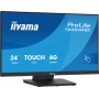 iiyama ProLite T2454MSC-B3AG Monitor PC 60,5 cm (23.8") 1920 x 1080 Pixel Full HD LED Touch screen Multi utente Nero