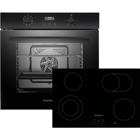Respecta ASET7007700, set da forno (nero)