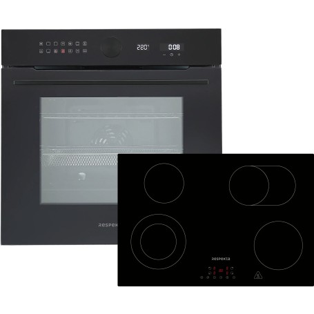 Respecta ASET9007700, set da forno (nero) (0120ASET9007700)