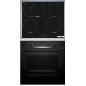 Bosch HBD635CS65 Serie 6, set forno (nero, 60 cm)