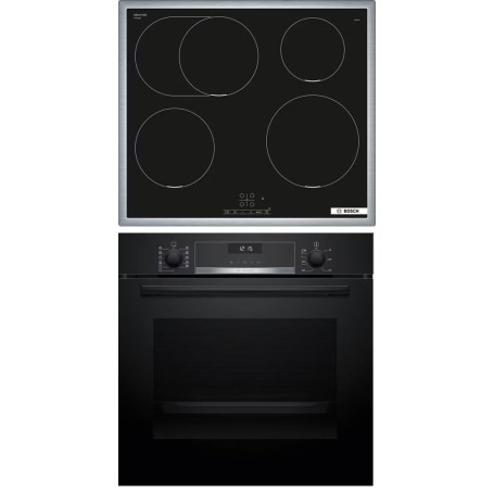 Bosch HBD635CS65 Serie 6, set forno (nero, 60 cm)