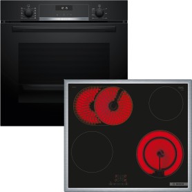 Bosch HBD631CS63 Serie 6, set forno (nero, 60 cm)