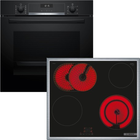 Bosch HBD631CS63 Serie 6, set forno (nero, 60 cm)