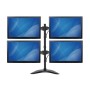 StarTech.com Supporto Articolabile VESA per 4 Montor - Stand per 4 Schermi fino a 27" (ARMBARQUAD)