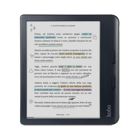 Kobo Pacchetto Libra Colour e Stylus 2 (N428-KU-BK-K-BU)