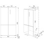 AEG RMB952D6VU Frigocongelatore Side By Side A Libera Installazione