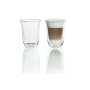De’Longhi 5513214611 bicchiere da caffè Trasparente 2 pz 220 ml (Proj.5513214611)