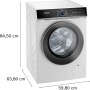 Siemens iQ700 WG44B2AW0 lavatrice Caricamento frontale 9 kg 1400 Giri/min Bianco