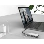Conceptronic HUBBIES16G hub di interfaccia USB 3.2 Gen 2 (3.1 Gen 2) Type-C 10000 Mbit/s Grigio
