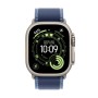 Apple Watch Ultra 3 GPS + Cellular 49mm Cassa Titanio con Trail Loop Blu/Blu Acceso - S/M (MEWR4QF/A)