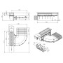 BORA CKA2AB Classic Cappa aspirante per piano cottura completamente nera
