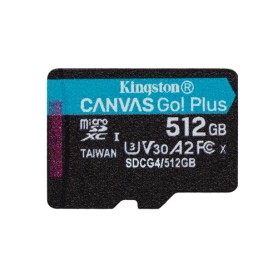 Kingston Technology 512 GB microSDXC Canvas Go Plus Gen4 200R A2 U3 Confezione singola senza ADP (SDCG4/512GBSP) Kingston Technology 512 GB microSDXC Canvas Go Plus Gen4 200R A2 U3 Confezione singola senza ADP (SDCG4/512GBSP)