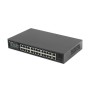 Lanberg RSFE-24P-2C-360 switch di rete Non gestito Gigabit Ethernet (10/100/1000) Supporto Power over Ethernet (PoE) 1U Nero