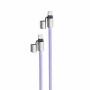 Intenso Handykette als Lade- + Datenkabel USB-C bis 1,65m lila cavo USB USB C Viola (7991003)